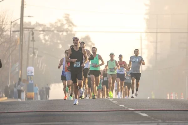 marathon runners race